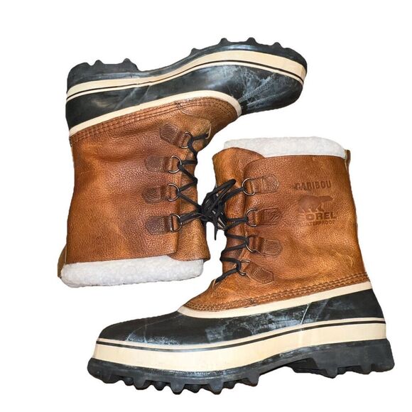 Sorel Caribou Waterproof Leather Winter Outdoor Snow Boots  display picture 2